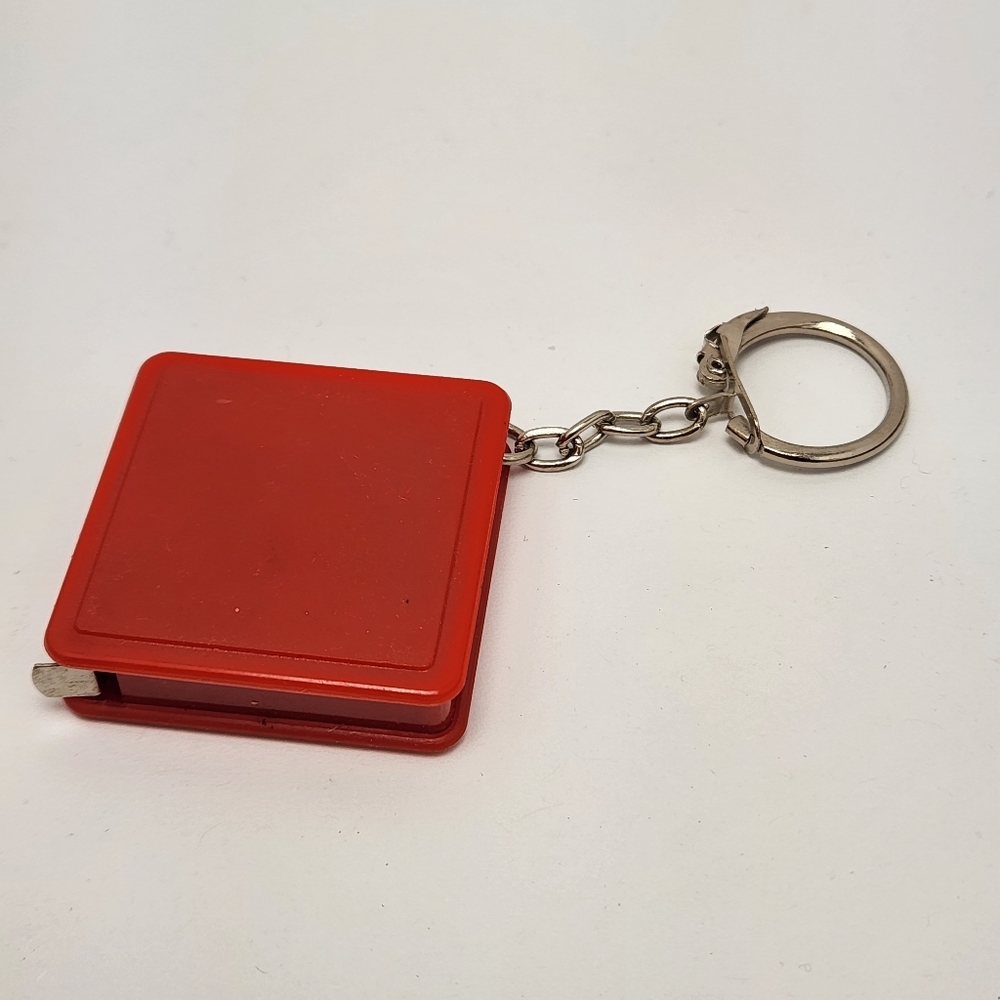 5 for $10 Tape measure key chain purse clip mini tape measure red